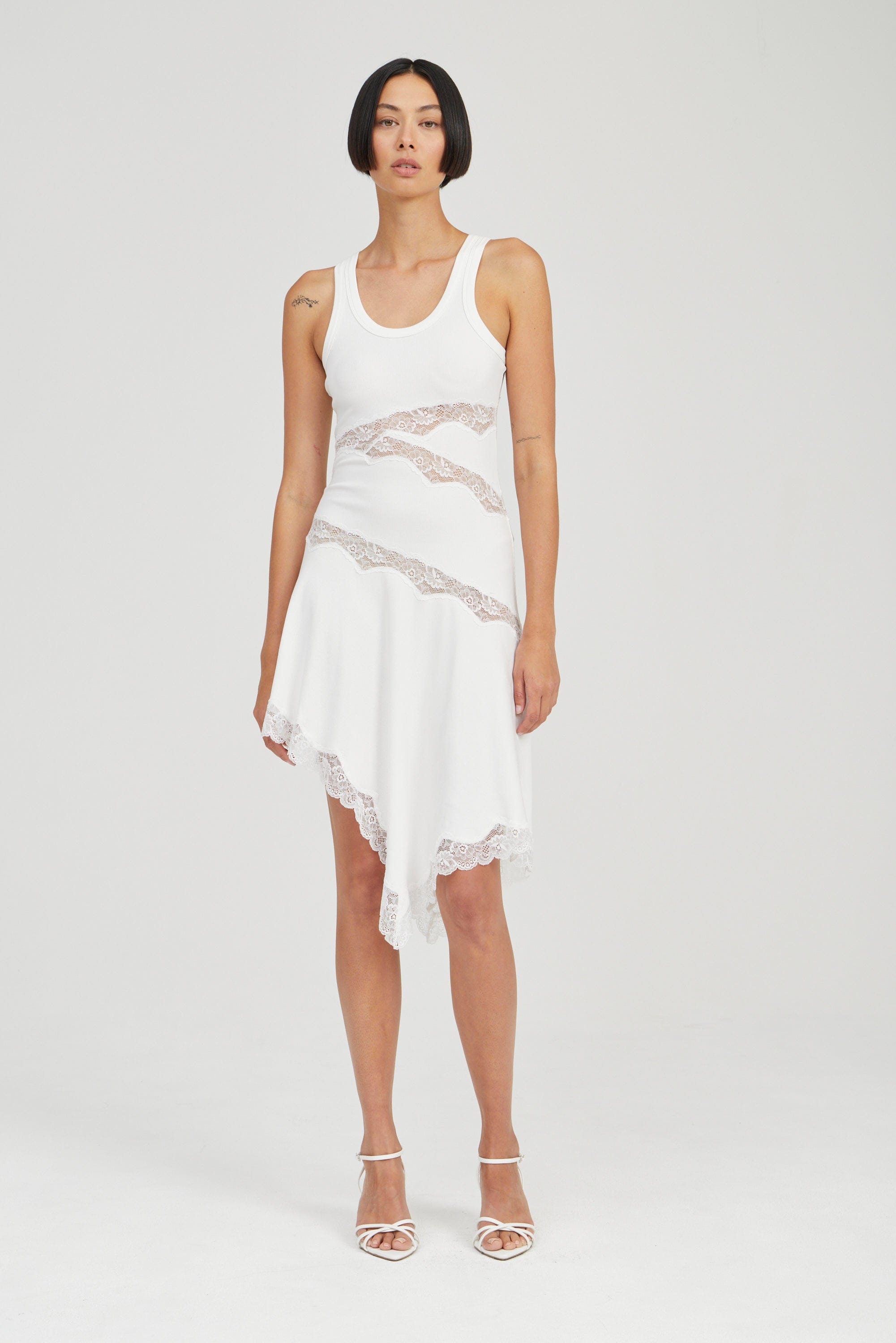 ECHO ASYMMETRIC TANK DRESS | MOONSTONE | THIRD FORM | Women's Australian Fashion ECHO ASYMMETRIC TANK DRESS | MOONSTONE | THIRD FORM | Women's Australian Fashion