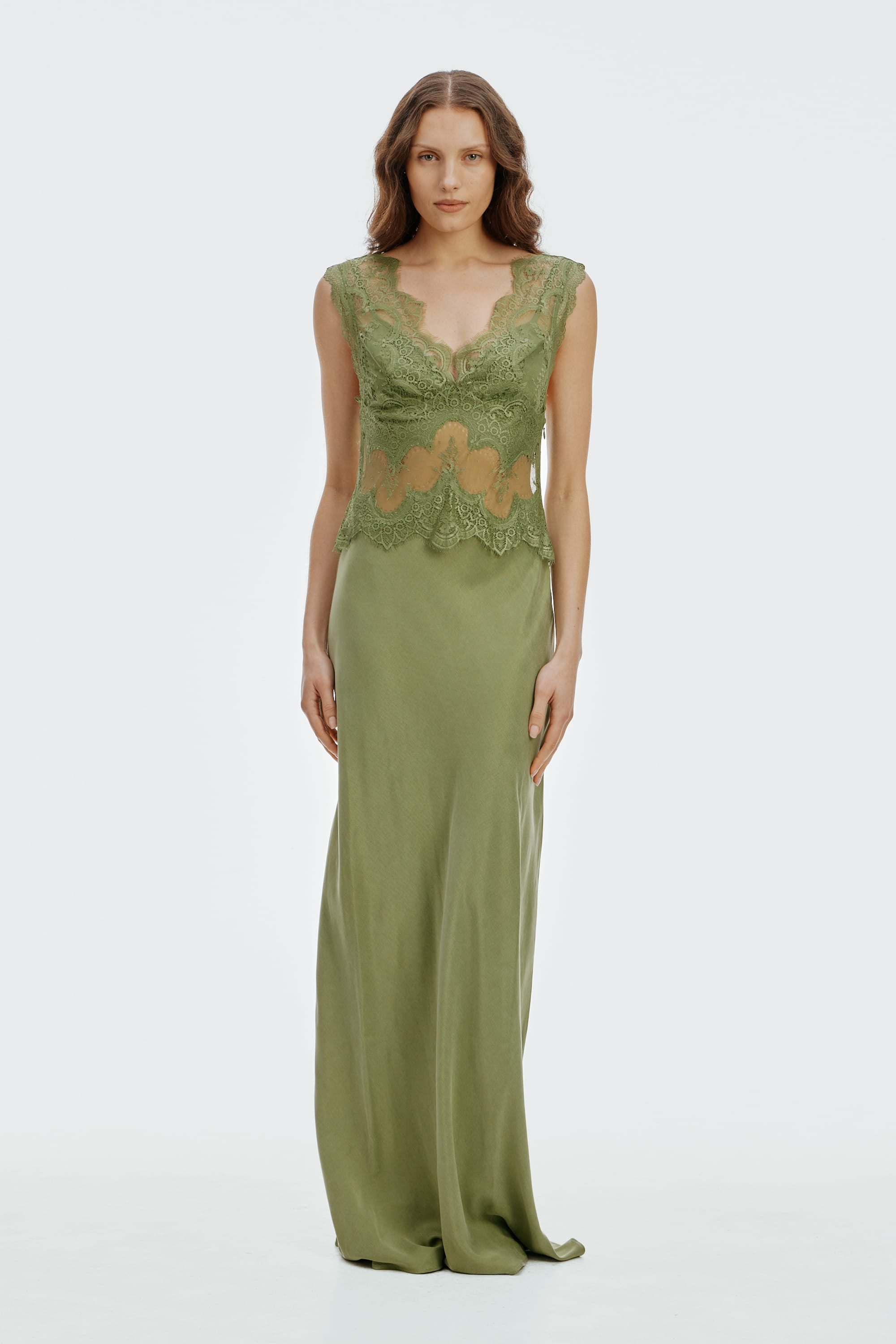 VISIONS LACE FLOOR LENGTH DRESS | SAGE | THIRD FORM | Women's Australian Fashion VISIONS LACE FLOOR LENGTH DRESS | SAGE | THIRD FORM | Women's Australian Fashion