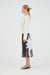 ALLURE GATHERED LONG SLEEVE TOP | BABY'S BREATH - THIRD FORM