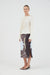 ALLURE GATHERED LONG SLEEVE TOP | BABY'S BREATH - THIRD FORM