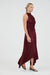 ALLURE GATHERED TANK DRESS | CABERNET - THIRD FORM