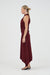 ALLURE GATHERED TANK DRESS | CABERNET - THIRD FORM
