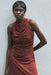 ALLURE GATHERED TANK DRESS | CABERNET - THIRD FORM