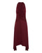 ALLURE GATHERED TANK DRESS | CABERNET - THIRD FORM