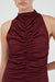 ALLURE GATHERED TANK DRESS | CABERNET - THIRD FORM