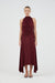 ALLURE GATHERED TANK DRESS | CABERNET - THIRD FORM