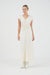 ALLURE GATHERED TEE DRESS | BABY'S BREATH - THIRD FORM
