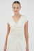 ALLURE GATHERED TEE DRESS | BABY'S BREATH - THIRD FORM
