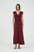 ALLURE GATHERED TEE DRESS | CABERNET - THIRD FORM