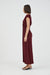 ALLURE GATHERED TEE DRESS | CABERNET - THIRD FORM