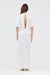 ANCHORED FLOOR LENGTH DRESS | POWDER WHITE - THIRD FORM