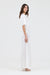 ANCHORED FLOOR LENGTH DRESS | POWDER WHITE - THIRD FORM