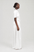 THIRD FORM ANCHORED FLOOR LENGTH DRESS | POWDER WHITE
