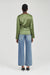 THIRD FORM ANCHORED WIDE NECK TOP | OLIVE