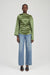 THIRD FORM ANCHORED WIDE NECK TOP | OLIVE