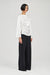 THIRD FORM ANCHORED WIDE NECK TOP | POWDER WHITE