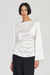 THIRD FORM ANCHORED WIDE NECK TOP | POWDER WHITE