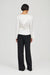 THIRD FORM ANCHORED WIDE NECK TOP | POWDER WHITE
