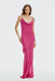 THIRD FORM Arrival Cowl Neck Slip | Magenta