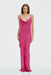 THIRD FORM Arrival Cowl Neck Slip | Magenta