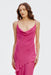 THIRD FORM Arrival Cowl Neck Slip | Magenta