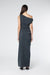 ATHENA OFF SHOULDER MAXI DRESS | INK - THIRD FORM