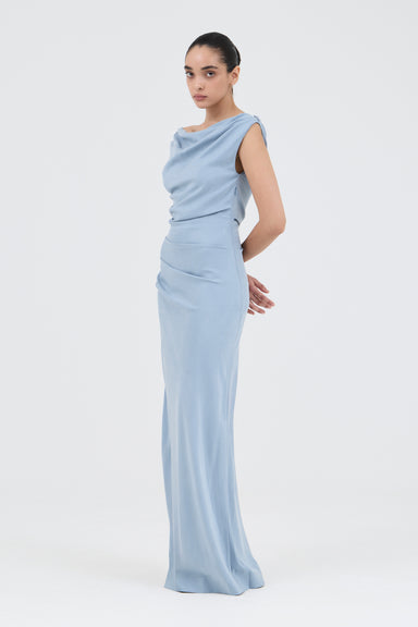 THIRD FORM ATHENA OFF SHOULDER MAXI DRESS | RIVER
