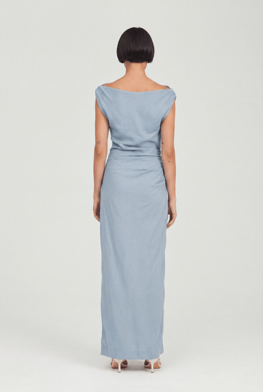 THIRD FORM ATHENA OFF SHOULDER MAXI DRESS | RIVER