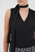 AURA BUTTON UP TANK TOP | BLACK - THIRD FORM