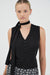 AURA BUTTON UP TANK TOP | BLACK - THIRD FORM