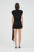 THIRD FORM AURA DRAPED MINI DRESS | BLACK
