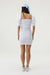 THIRD FORM BLUR OUT OFF SHOULDER DRESS | WHITE