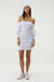 THIRD FORM BLUR OUT OFF SHOULDER DRESS | WHITE