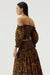 THIRD FORM BLUR OUT OFF SHOULDER TOP | ORANGE BLUR