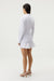 THIRD FORM BLUR OUT SHIRRED SHIRT DRESS | WHITE