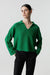 THIRD FORM BOUCLE COLLARED KNIT | JADE
