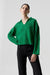 THIRD FORM BOUCLE COLLARED KNIT | JADE