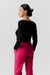 THIRD FORM BOUCLE CROP CARDIGAN KNIT | BLACK