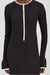 THIRD FORM BOUND KNIT LS DRESS | SOOT & SHELL