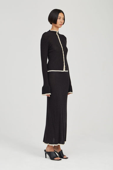 THIRD FORM BOUND KNIT SKIRT | SOOT & SHELL