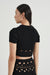 THIRD FORM BREAK AWAY KNIT POLO TOP | BLACK