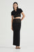 THIRD FORM BREAK AWAY KNIT POLO TOP | BLACK