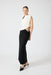 CASCADE CUTOUT JERSEY DRESS | CREAM/BLACK - THIRD FORM