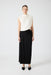 CASCADE CUTOUT JERSEY DRESS | CREAM/BLACK - THIRD FORM