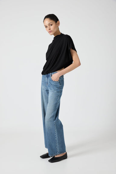 CASCADE JERSEY TOP | BLACK - THIRD FORM