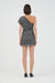 THIRD FORM CELESTIAL MINI DRESS | SILVER SEQUIN