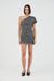 THIRD FORM CELESTIAL MINI DRESS | SILVER SEQUIN