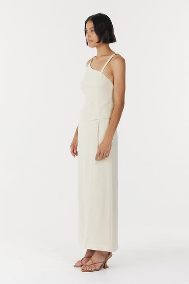 CHROME VISION ASYMMETRIC BODICE | CREAM - THIRD FORM