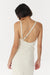 CHROME VISION ASYMMETRIC BODICE | CREAM - THIRD FORM