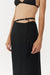 THIRD FORM CHROME VISION ASYMMETRIC SKIRT | BLACK
